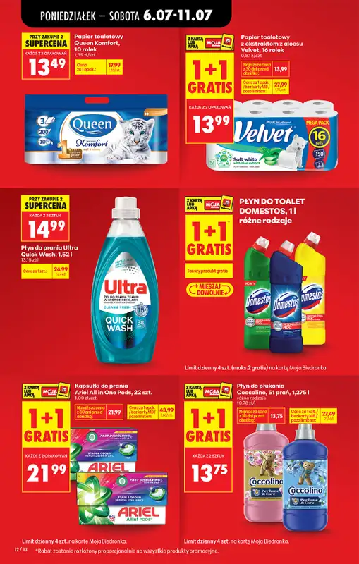 Biedronka - gazetka promocyjna Od poniedziałku, Z ladą tradycyjną od poniedziałku 06.07 do soboty 11.07 - strona 14