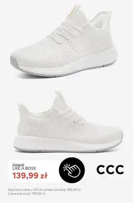 CCC - gazetka promocyjna SALE - białe sneakersy damskie od poniedziałku 06.07  - strona 4