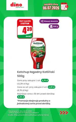Dino - gazetka promocyjna Specjalna oferta na 06.07.2026 - promocje spoza gazetki od poniedziałku 06.07 do poniedziałku 06.07 - strona 11