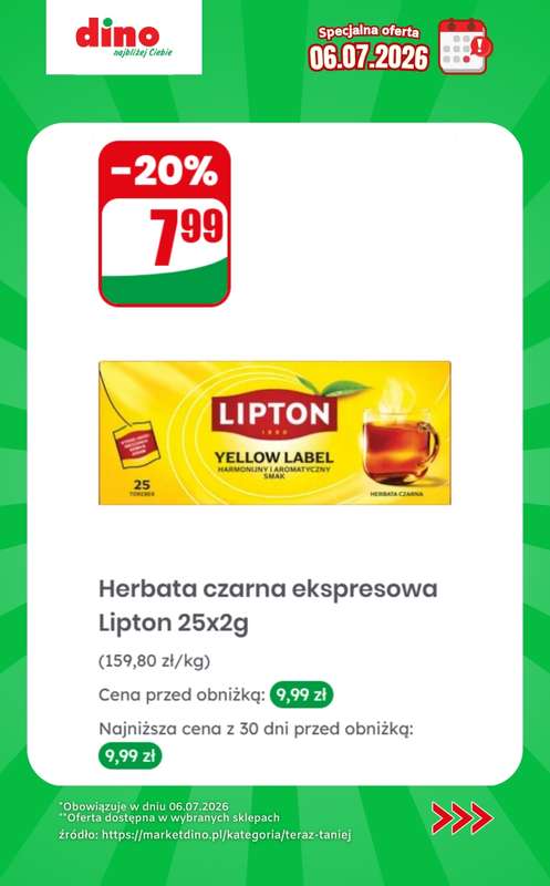 Dino - gazetka promocyjna Specjalna oferta na 06.07.2026 - promocje spoza gazetki od poniedziałku 06.07 do poniedziałku 06.07 - strona 9
