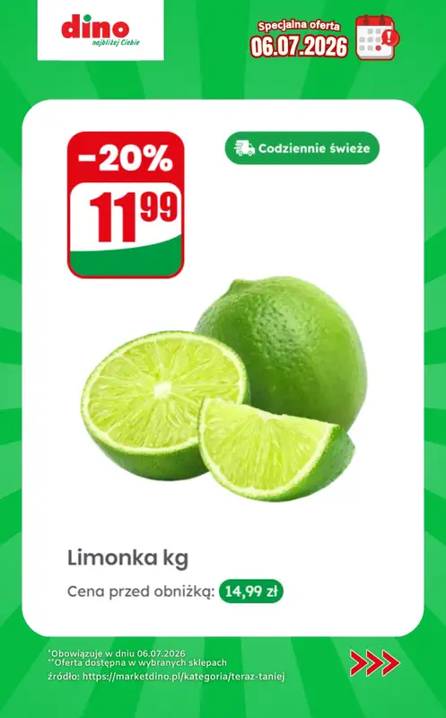 Dino - gazetka promocyjna Specjalna oferta na 06.07.2026 - promocje spoza gazetki od poniedziałku 06.07 do poniedziałku 06.07 - strona 8