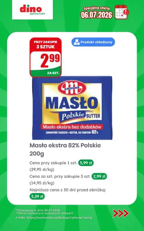 Dino - gazetka promocyjna Specjalna oferta na 06.07.2026 - promocje spoza gazetki od poniedziałku 06.07 do poniedziałku 06.07 - strona 2