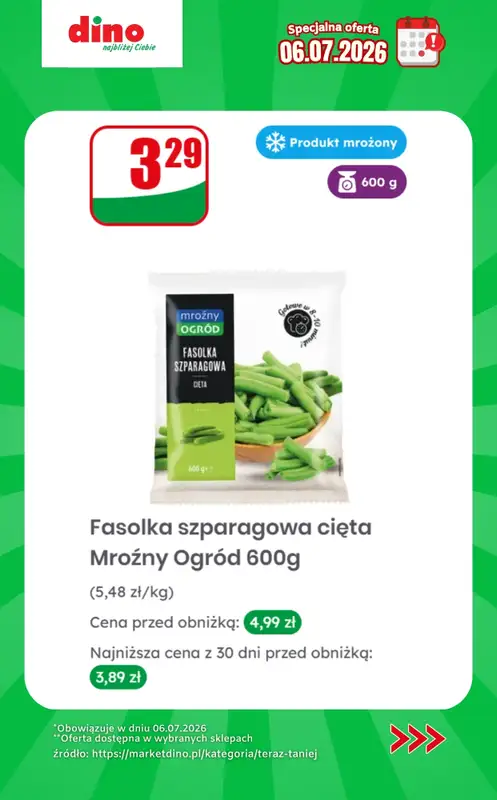 Dino - gazetka promocyjna Specjalna oferta na 06.07.2026 - promocje spoza gazetki od poniedziałku 06.07 do poniedziałku 06.07 - strona 6