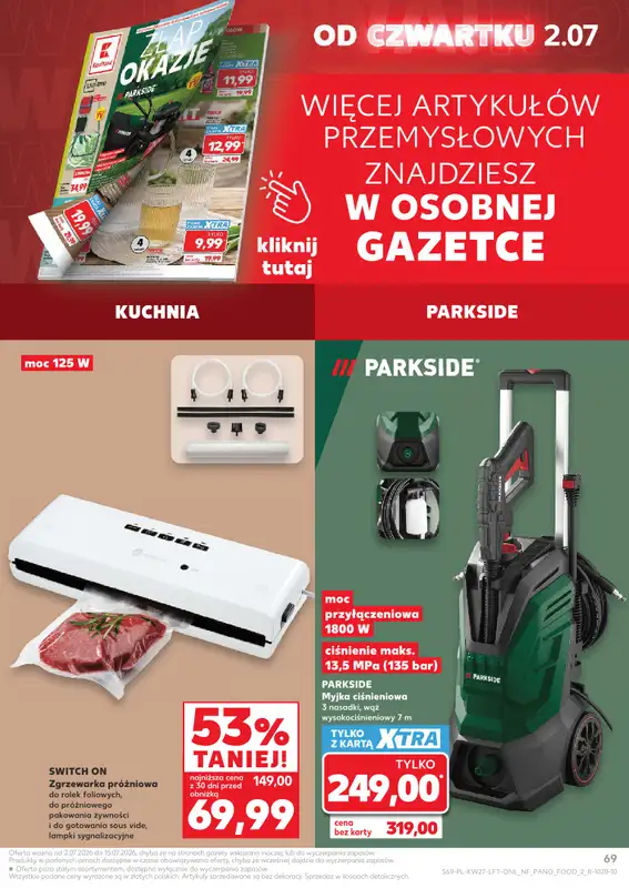Kaufland - gazetka promocyjna Gazetka Tygodnia od czwartku 02.07 do środy 08.07 - strona 69