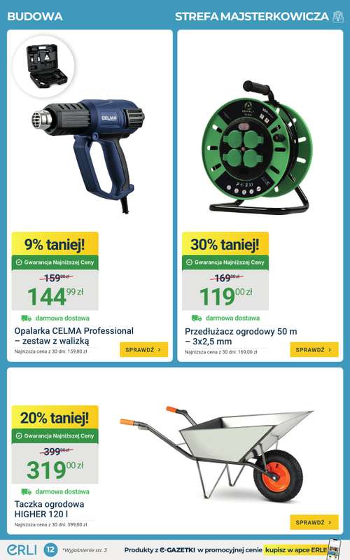 ERLI - gazetka promocyjna HITy tygodnia – taniej z Erli! od poniedziałku 06.07 do niedzieli 12.07 - strona 12
