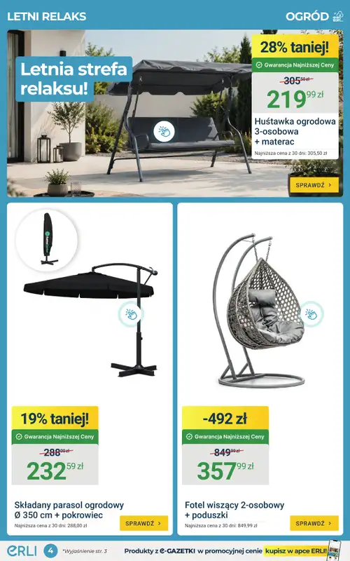 ERLI - gazetka promocyjna HITy tygodnia – taniej z Erli! od poniedziałku 06.07 do niedzieli 12.07 - strona 4