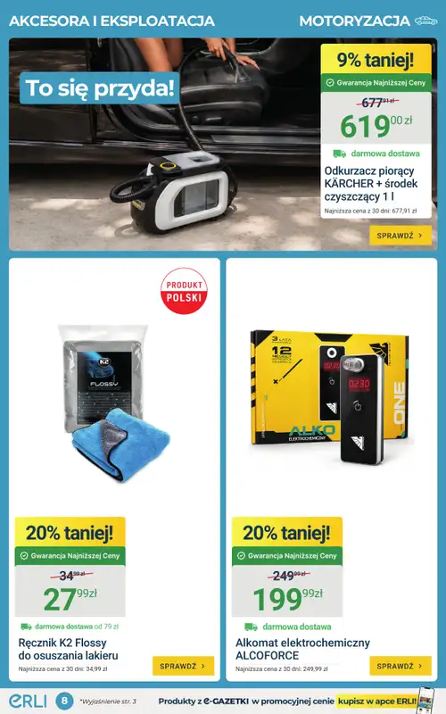 ERLI - gazetka promocyjna HITy tygodnia – taniej z Erli! od poniedziałku 06.07 do niedzieli 12.07 - strona 8