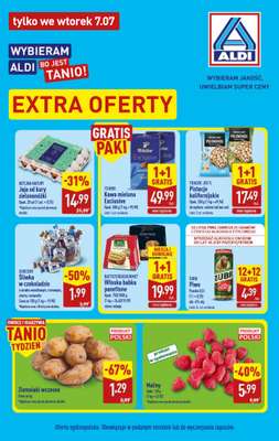 Aldi - gazetka promocyjna Extra oferty na wtorek w Aldi! od wtorku 07.07 do wtorku 07.07