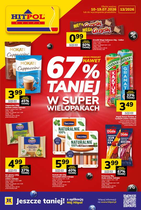 Hitpol - gazetka promocyjna Gazetka  do niedzieli 19.07
