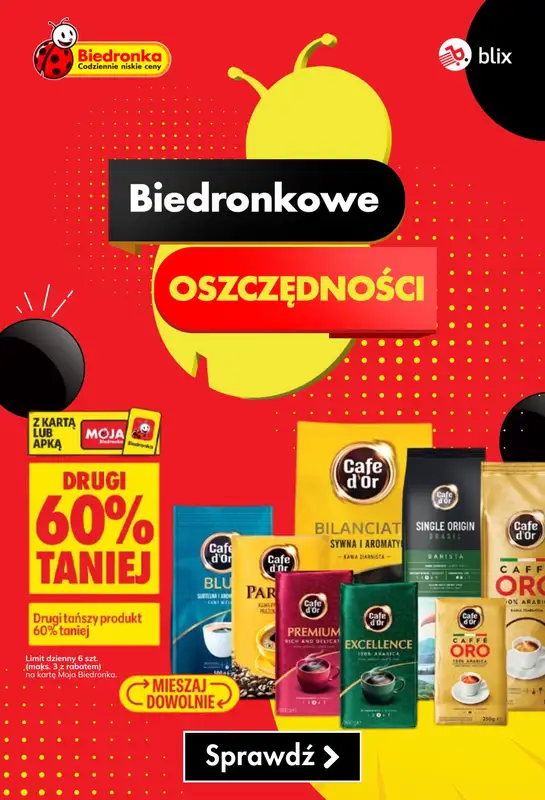 Biedronka - gazetka promocyjna Biedronkowe oszczędności od poniedziałku  