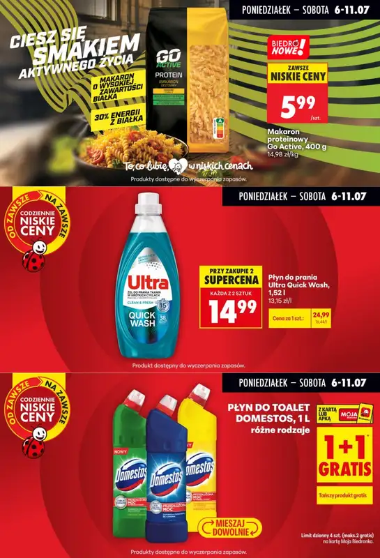 Biedronka - gazetka promocyjna Biedronkowe oszczędności od poniedziałku od poniedziałku 06.07 do środy 08.07 - strona 8
