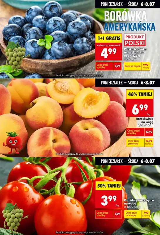 Biedronka - gazetka promocyjna Biedronkowe oszczędności od poniedziałku od poniedziałku 06.07 do środy 08.07 - strona 4