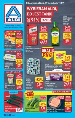 Aldi - gazetka promocyjna Pełny katalog! od poniedziałku 06.07 do soboty 11.07