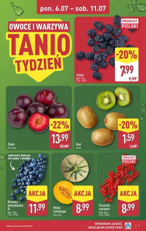 Aldi - gazetka promocyjna Pełny katalog! od poniedziałku 06.07 do soboty 11.07 - strona 9