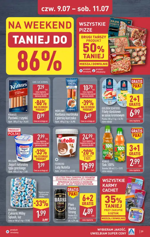 Aldi - gazetka promocyjna Pełny katalog! od poniedziałku 06.07 do soboty 11.07 - strona 39