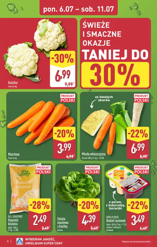 Aldi - gazetka promocyjna Pełny katalog! od poniedziałku 06.07 do soboty 11.07 - strona 8