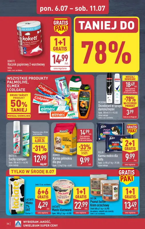 Aldi - gazetka promocyjna Pełny katalog! od poniedziałku 06.07 do soboty 11.07 - strona 26