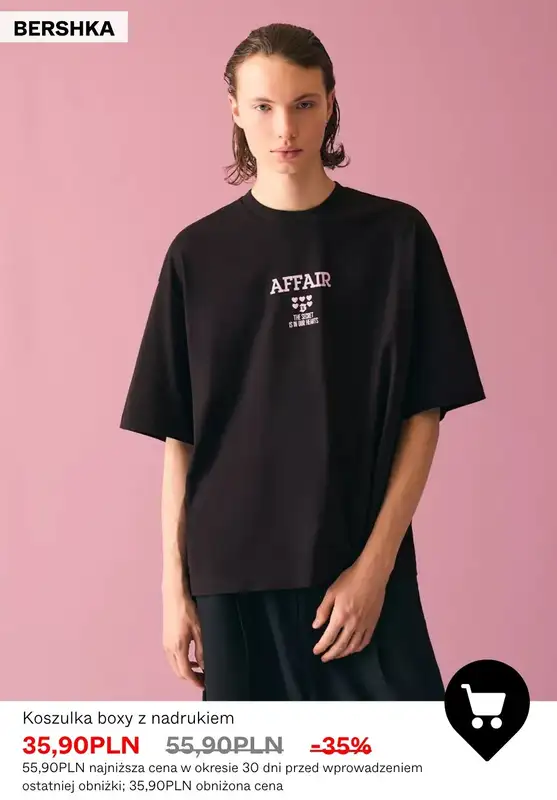 Bershka - gazetka promocyjna SALE - koszulki męskie od poniedziałku 06.07  - strona 8