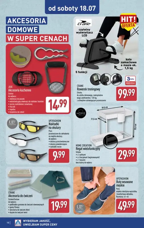 Aldi - gazetka promocyjna Aldi ma to coś! od środy 15.07 do soboty 18.07 - strona 10