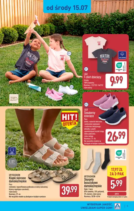 Aldi - gazetka promocyjna Aldi ma to coś! od środy 15.07 do soboty 18.07 - strona 5