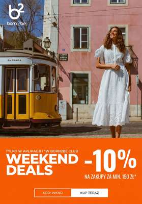 Born2be - gazetka promocyjna -10% przy zakupach za min. 150 zł od poniedziałku 06.07 do wtorku 07.07