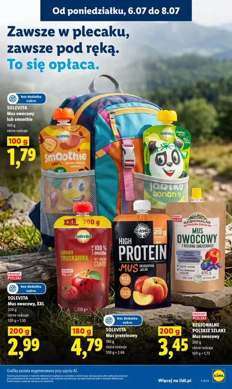 Lidl - gazetka promocyjna Oferta od poniedziałku od poniedziałku 06.07 do środy 08.07 - strona 73