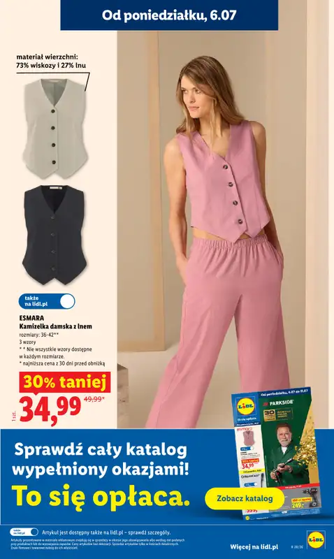 Lidl - gazetka promocyjna Oferta od poniedziałku od poniedziałku 06.07 do środy 08.07 - strona 29