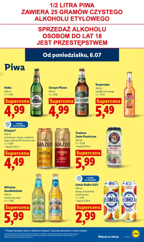 Lidl - gazetka promocyjna Oferta od poniedziałku od poniedziałku 06.07 do środy 08.07 - strona 75