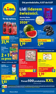 Lidl - gazetka promocyjna Oferta od poniedziałku od poniedziałku 06.07 do środy 08.07