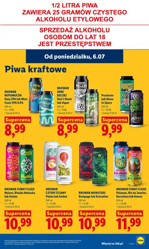 Lidl - gazetka promocyjna Oferta od poniedziałku od poniedziałku 06.07 do środy 08.07 - strona 77
