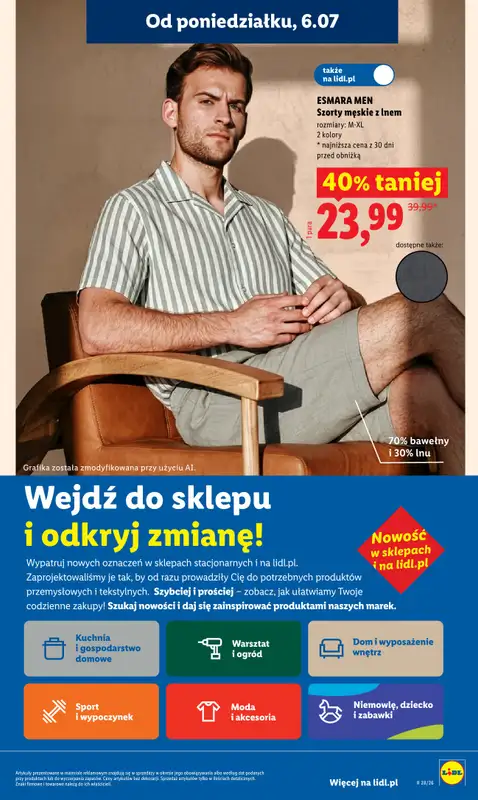 Lidl - gazetka promocyjna Oferta od poniedziałku od poniedziałku 06.07 do środy 08.07 - strona 31