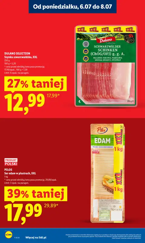 Lidl - gazetka promocyjna Oferta od poniedziałku od poniedziałku 06.07 do środy 08.07 - strona 14
