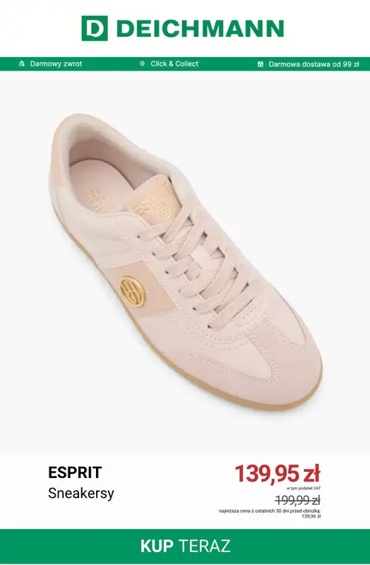 Deichmann - gazetka promocyjna Buty damskie Esprit od poniedziałku 06.07  - strona 6