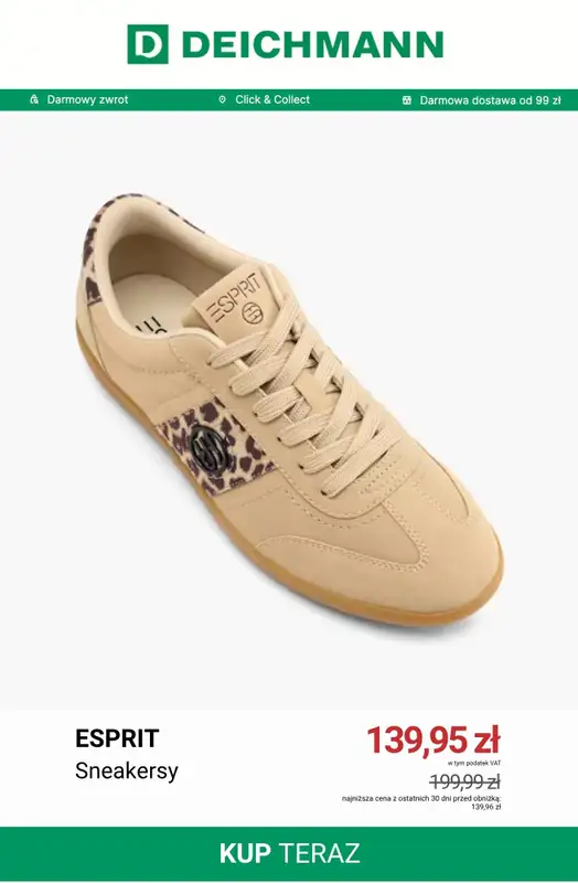 Deichmann - gazetka promocyjna Buty damskie Esprit od poniedziałku 06.07  - strona 9