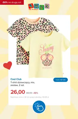 Smyk - gazetka promocyjna Ubrania i bielizna: -50% na drugi tańszy produkt od poniedziałku 06.07 do wtorku 07.07 - strona 9