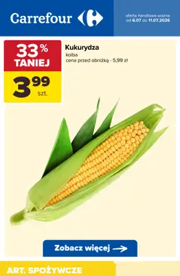 Carrefour - gazetka promocyjna Do -56% taniej na pojedyncze sztuki i produkty na wagę od wtorku 07.07 do soboty 11.07 - strona 7