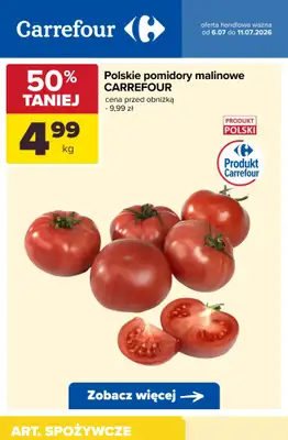 Carrefour - gazetka promocyjna Do -56% taniej na pojedyncze sztuki i produkty na wagę od wtorku 07.07 do soboty 11.07 - strona 2
