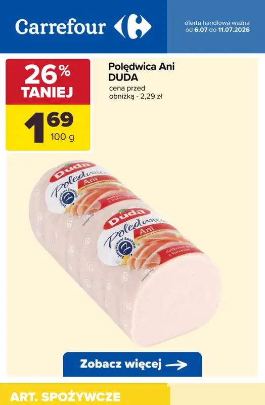 Carrefour - gazetka promocyjna Do -56% taniej na pojedyncze sztuki i produkty na wagę od wtorku 07.07 do soboty 11.07 - strona 10