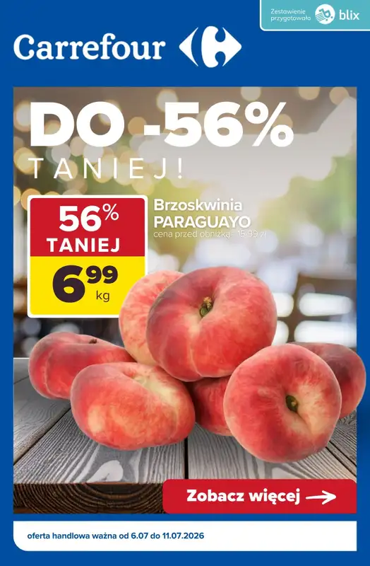 Carrefour - gazetka promocyjna Do -56% taniej na pojedyncze sztuki i produkty na wagę  