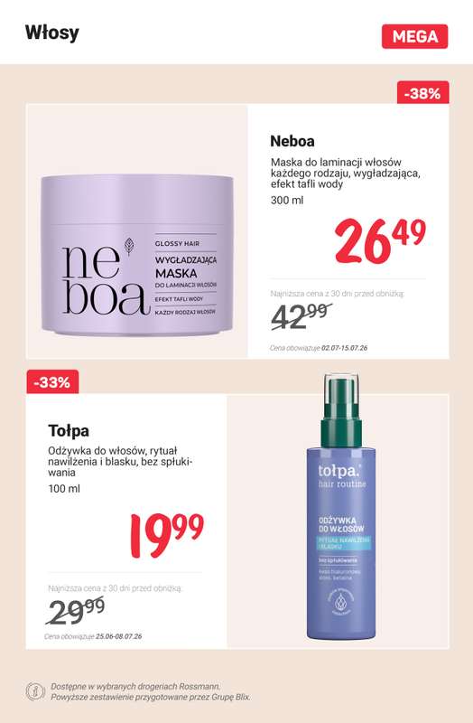 Rossmann - gazetka promocyjna Nawet do -50% taniej od poniedziałku 06.07 do środy 08.07 - strona 10