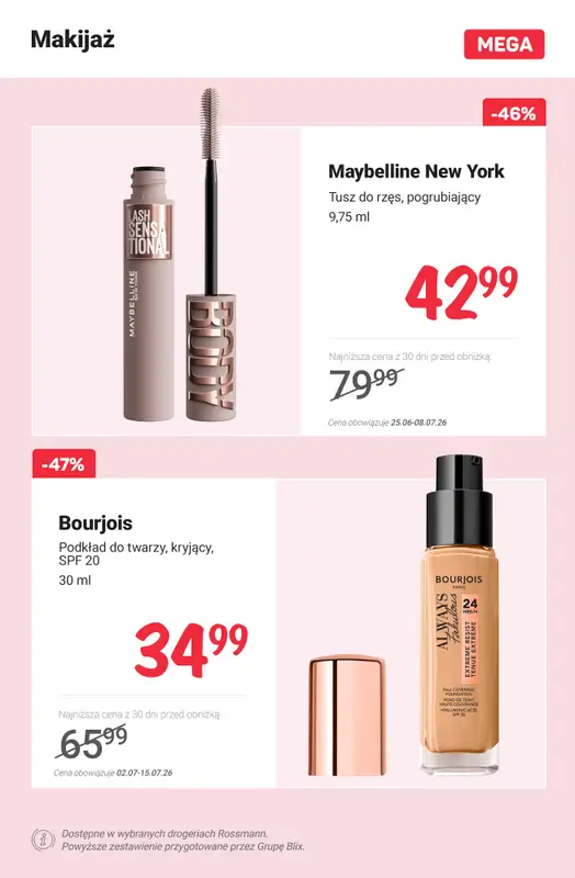 Rossmann - gazetka promocyjna Nawet do -50% taniej od poniedziałku 06.07 do środy 08.07 - strona 7