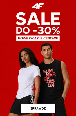 4F - gazetka promocyjna SALE - nowe okazje cenowe! od poniedziałku 06.07 