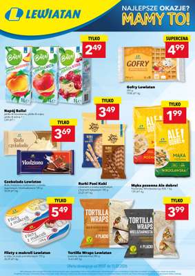 LEWIATAN - gazetka promocyjna Gazetka „MAMY TO w Lewiatanie” od czwartku 09.07 do środy 15.07