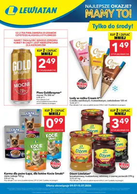 LEWIATAN - gazetka promocyjna W wielopakach taniej! od czwartku 09.07 do środy 15.07