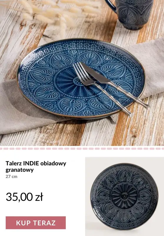 Homla - gazetka promocyjna Talerze - różne rodzaje od poniedziałku 06.07  - strona 15