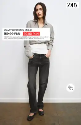 Zara - gazetka promocyjna Jeansy z wyprzedaży od poniedziałku 06.07  - strona 3
