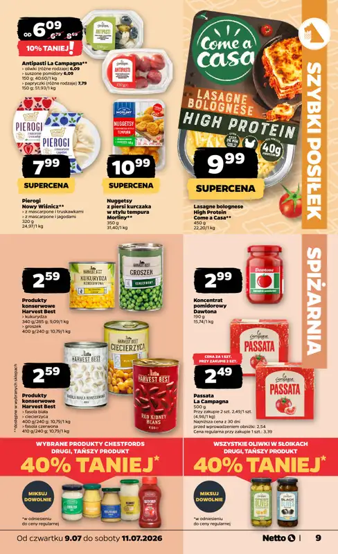 Netto - gazetka promocyjna Gazetka Spożywcza od czwartku 09.07 do soboty 11.07 - strona 9