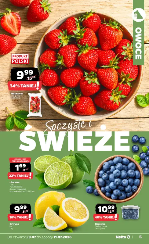 Netto - gazetka promocyjna Gazetka Spożywcza od czwartku 09.07 do soboty 11.07 - strona 5