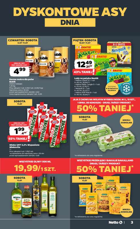Netto - gazetka promocyjna Gazetka Spożywcza od czwartku 09.07 do soboty 11.07 - strona 3