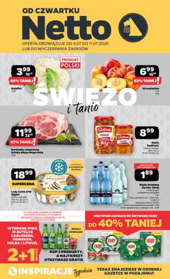 Netto - gazetka promocyjna Gazetka Spożywcza od czwartku 09.07 do soboty 11.07